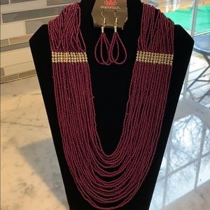 ‘We Got The Bead’ - Purple bead necklace set